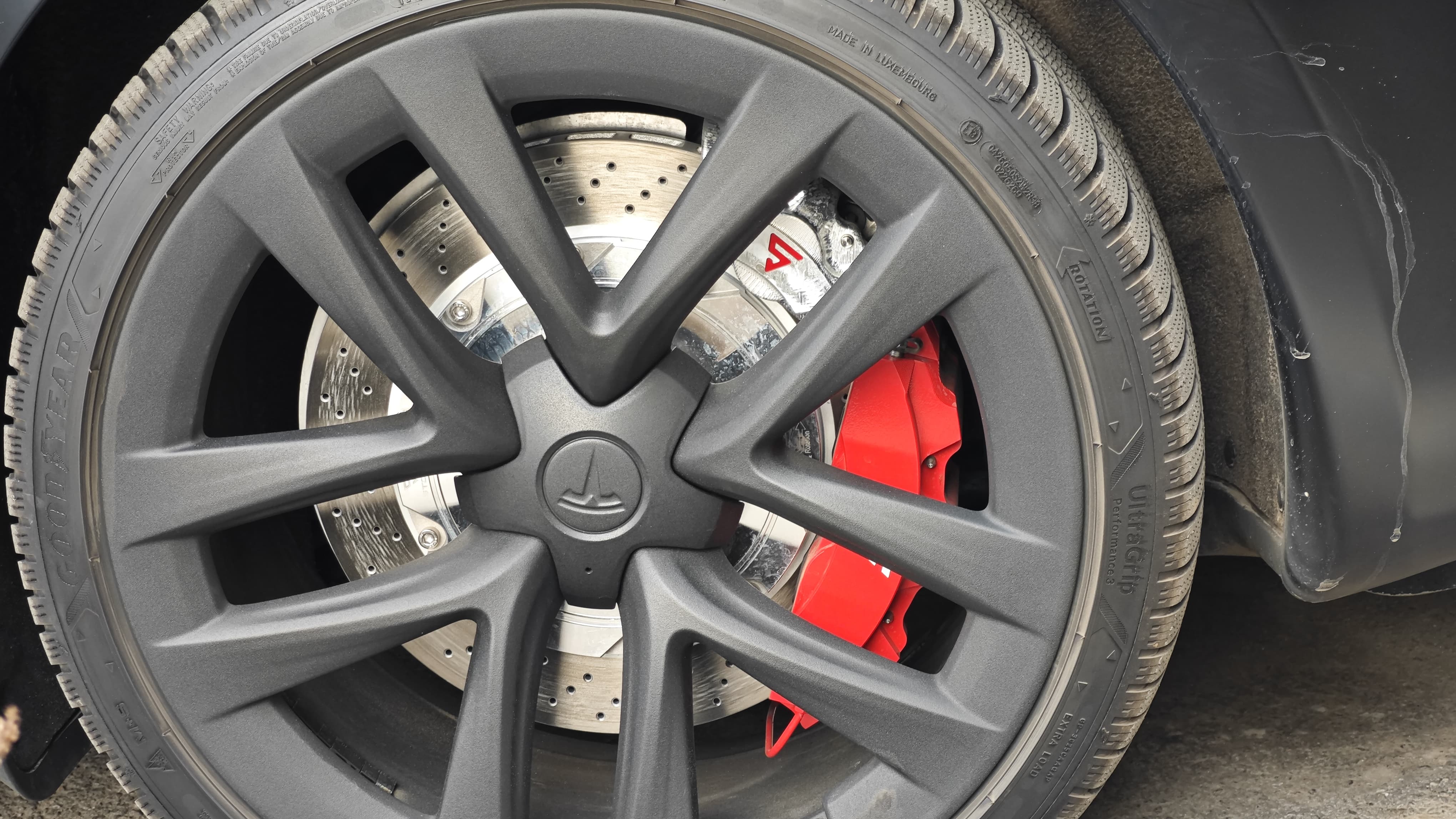 TESLA MODEL S PLAID 2022 REAR 4P & EPB RED 380x31